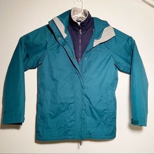 Columbia Coat Womens Size Medium‎ Interchangeable Winter Coat and Jacket Warm